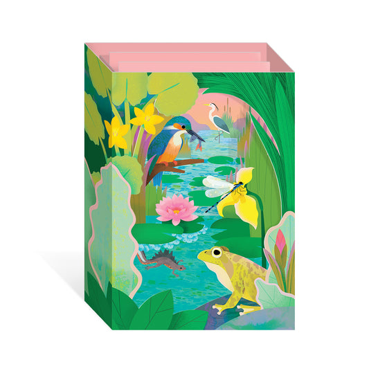 Pond Wildlife Pop Up Greeting Card (12104)