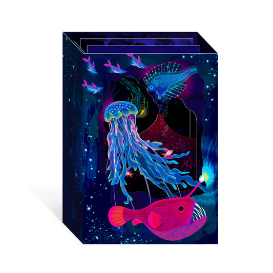 Deep Sea Greeting Card (3D) (13674)