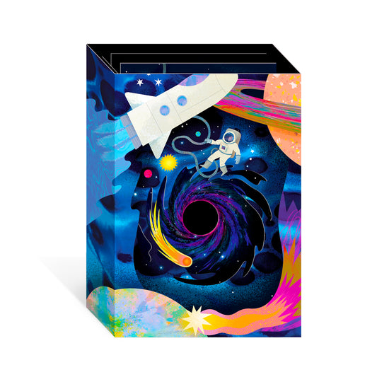 Space Man Greeting Card (3D) (13680)