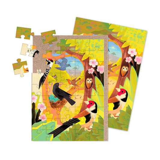 UK Birds Jigsaw Greeting Card (12935)