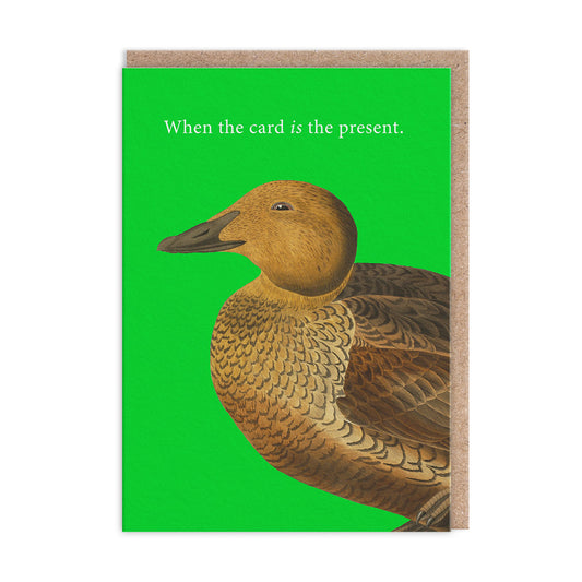 Card Is The Present Greeting Card (12237)