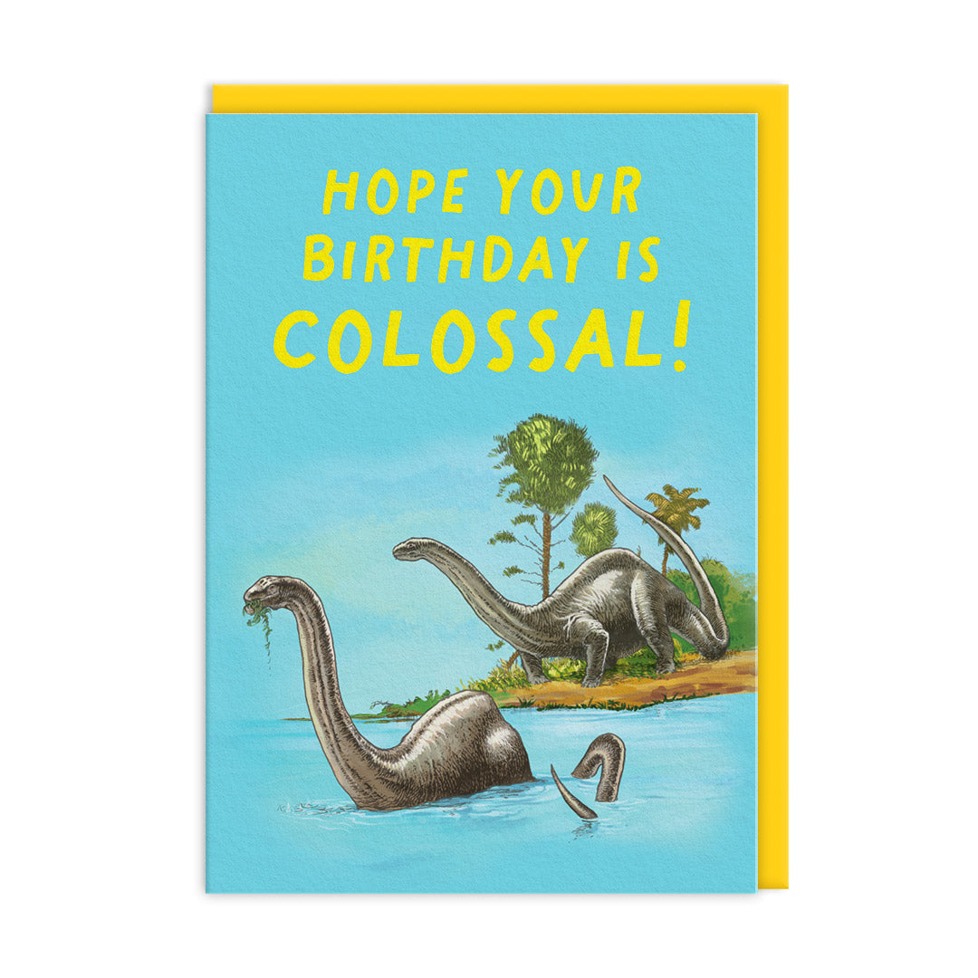 Brontosaurus Greeting Card (12346)