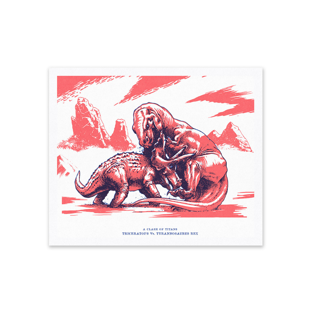 A Clash Of Titans Riso Print (12x10) (12522)