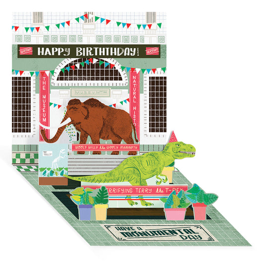 Dinosaur Museum Pop-up Greeting Card (14012)