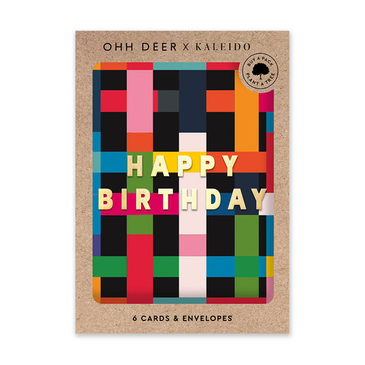 Plaid Happy Birthday Card Set (10696)