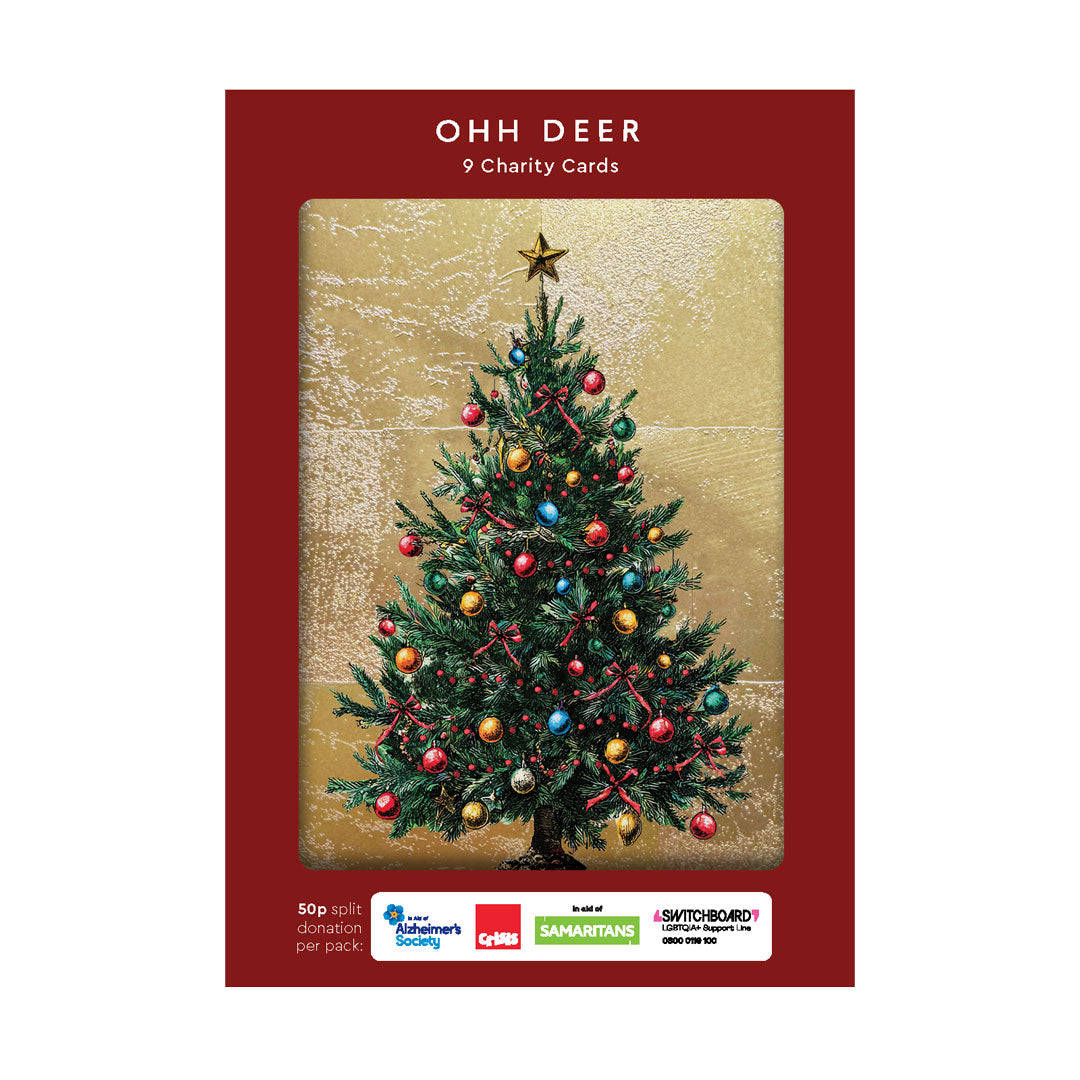 The Natural World Range x 3 Charity Christmas Cards (Pack of 9) (13535)