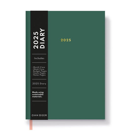 Plantain Green 2025 Diary (10667)