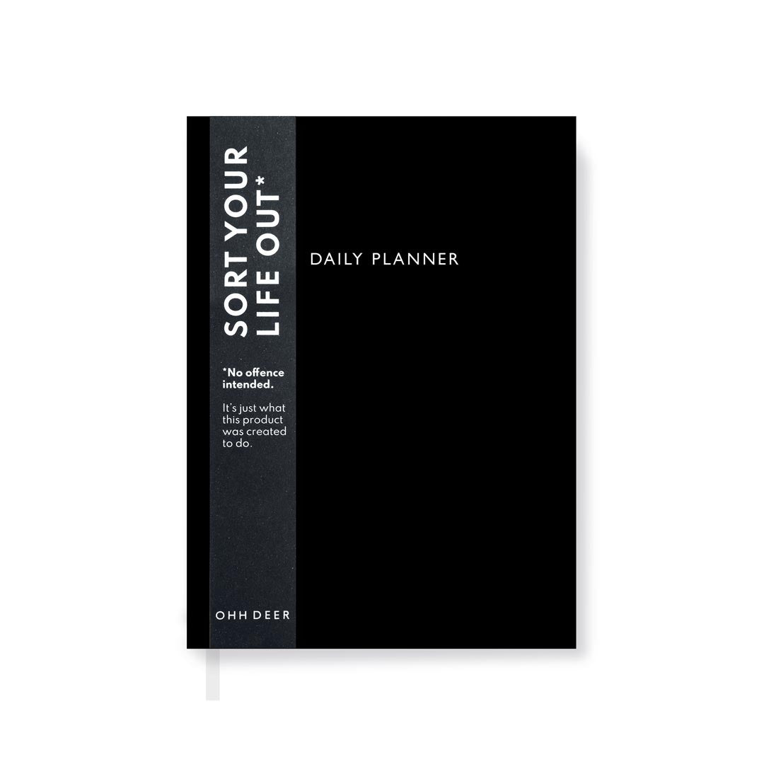 Black Daily Planner (5787)