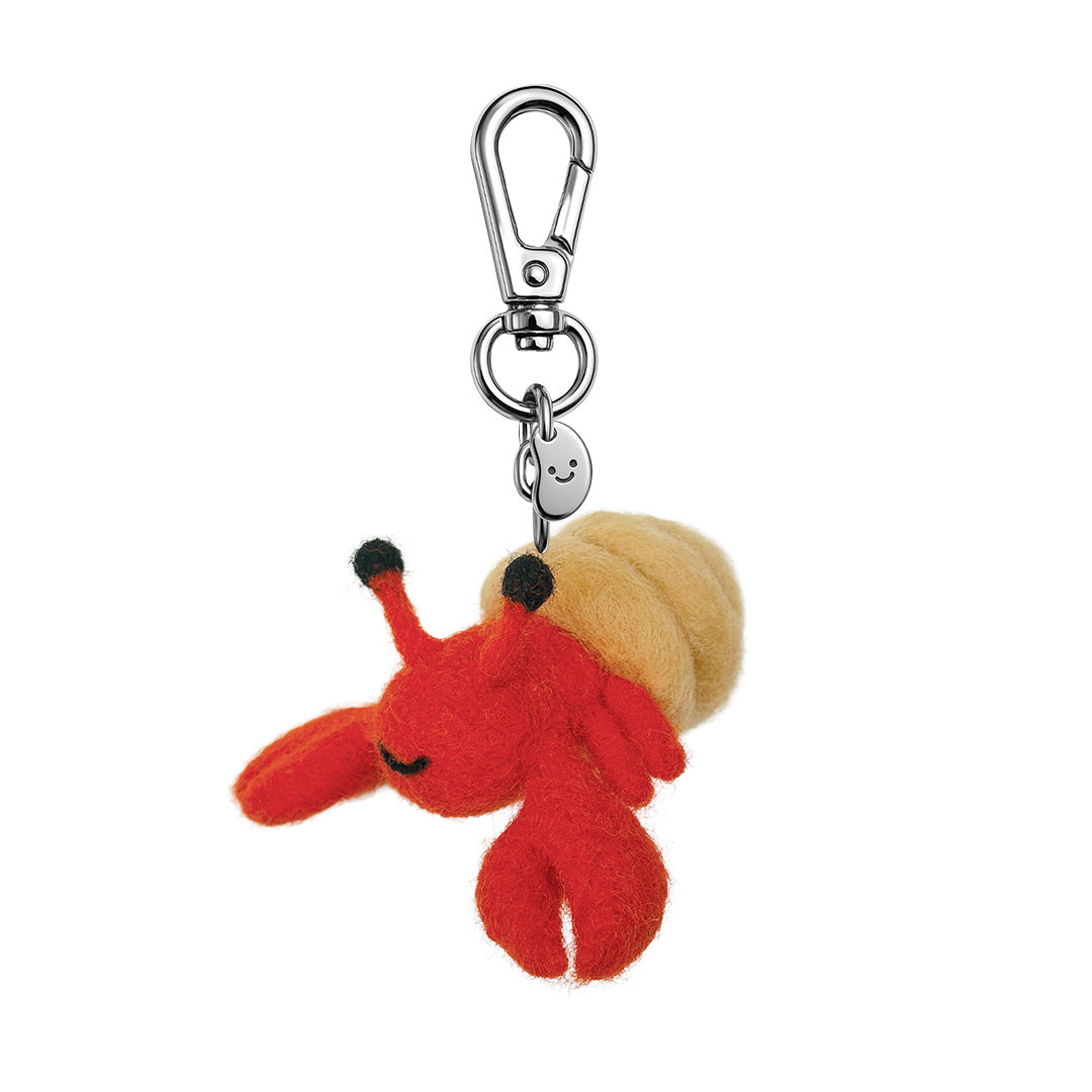 Harry The Hermit Crab Felt Keychain (14602)