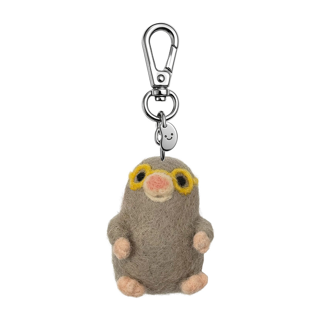 Moe The Mole Felt Keychain (14607)