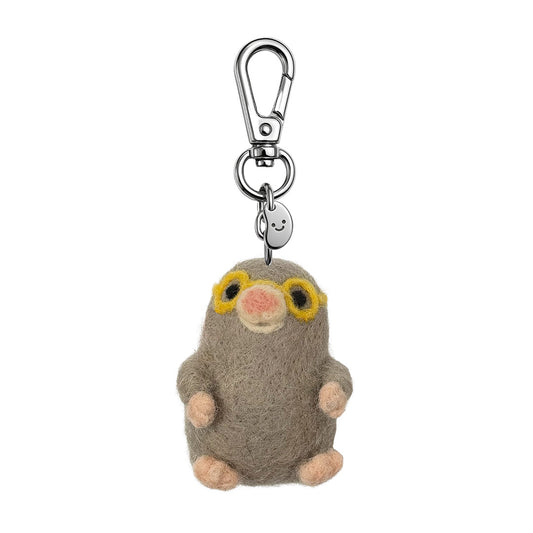 Moe The Mole Felt Keychain (14607)