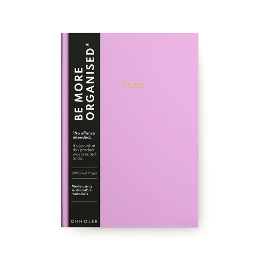 Pastel Purple Linen Notebook (9181)