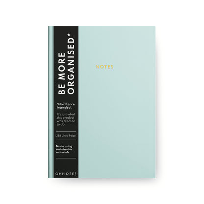 Pastel Blue Linen Notebook (9182)