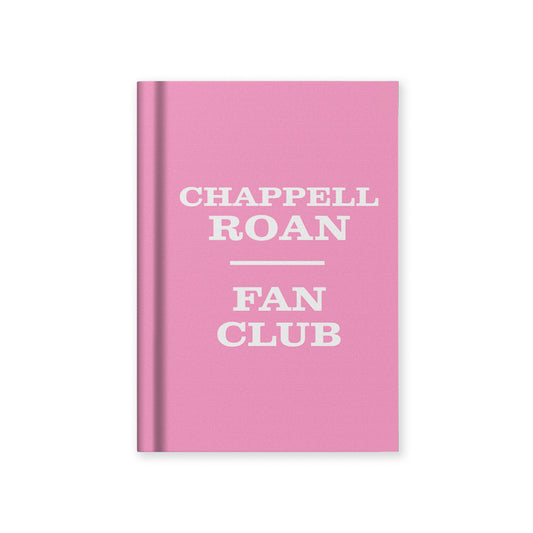 Chappell Roan Fan Club Fabric Hardback Notebook (A7) (13481)