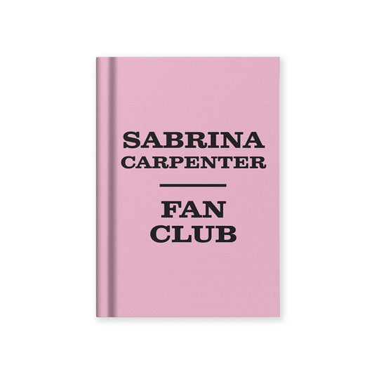 Sabrina Carpenter Fan Club Fabric Hardback Notebook (A7) (13484)