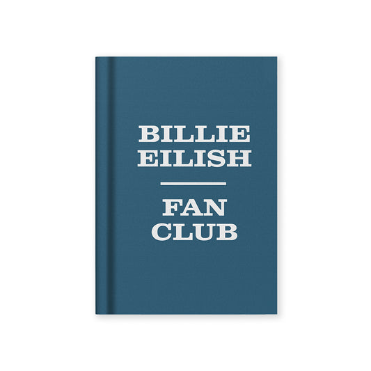 Billie Eilish Fan Club Fabric Hardback Notebook (A7) (13485)