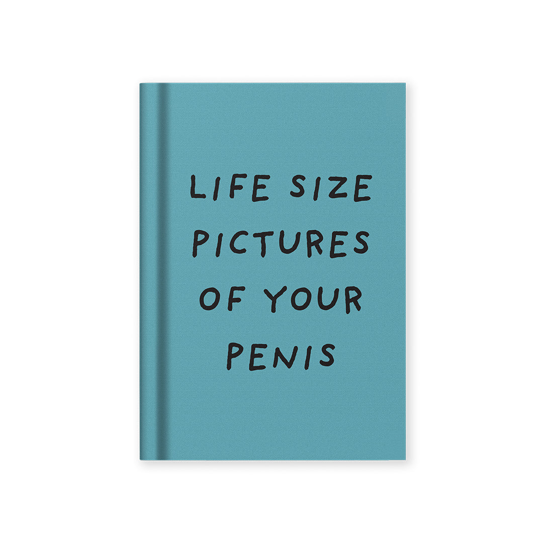 Life Size Pictures of Your Penis Fabric Hardback Notebook (A7) (13488)
