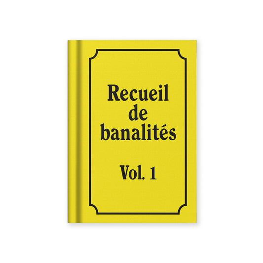 Recuiel de Banalites Fabric Hardback Notebook (A7) (14100)
