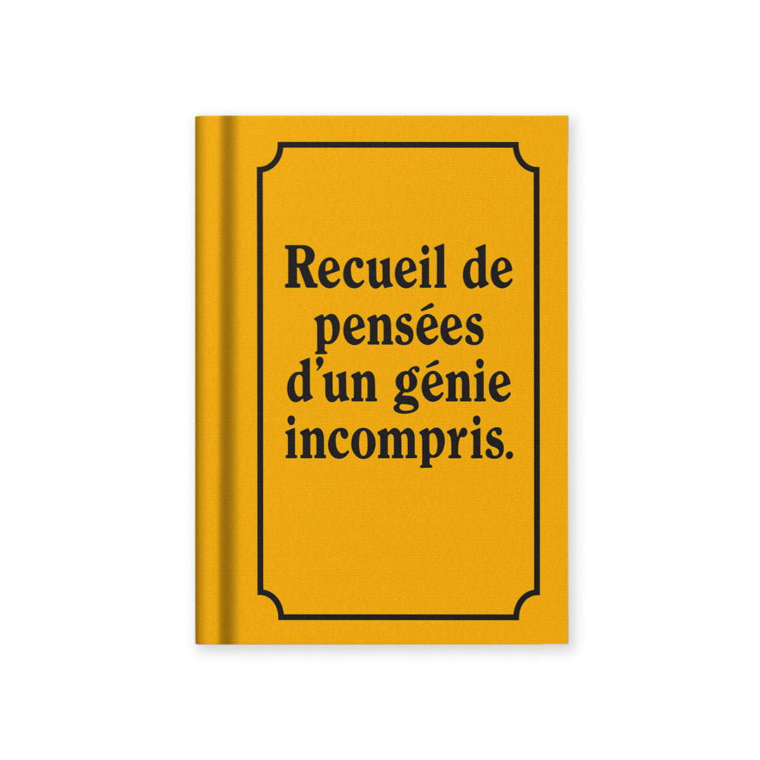 Recueil de Pensees Fabric Hardback Notebook (A7) (14104)