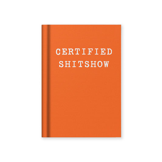 Certified Shitshow Fabric Hardback Notebook (A7) (14323)