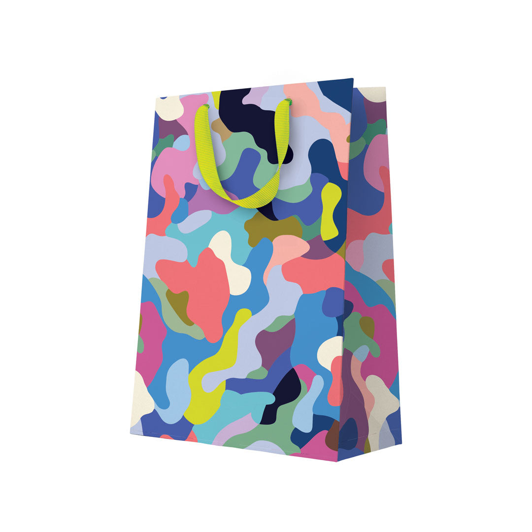 Colourful Camo Large Gift Bag (11782)