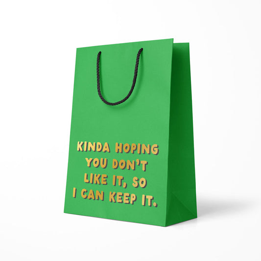 Hoping You Don't Like It Large Gift Bag (11789)