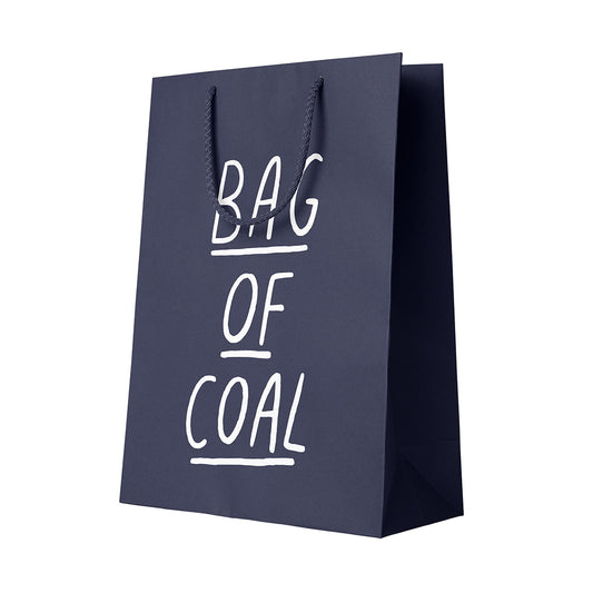 Bag of Coal Large Christmas Gift Bag (9742)