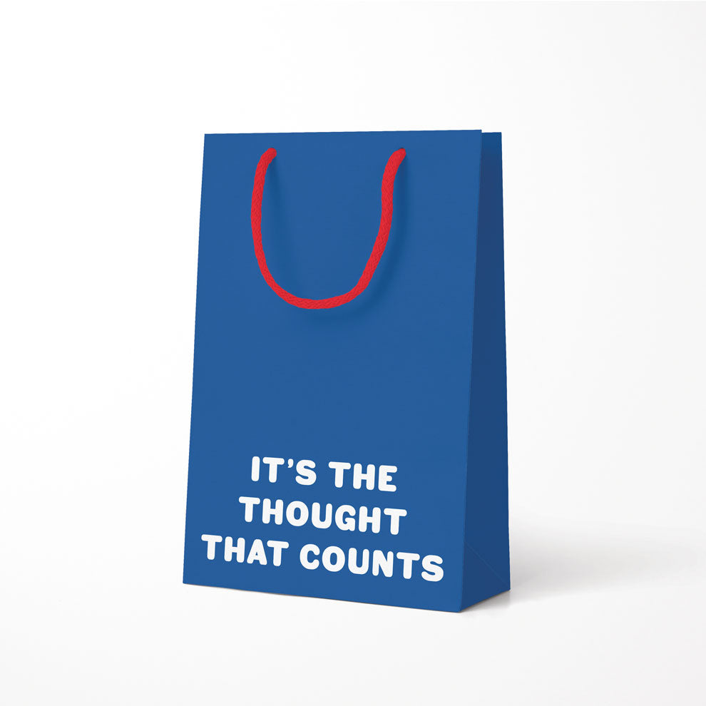 It's The Thought That Counts Small Gift Bag (7902)