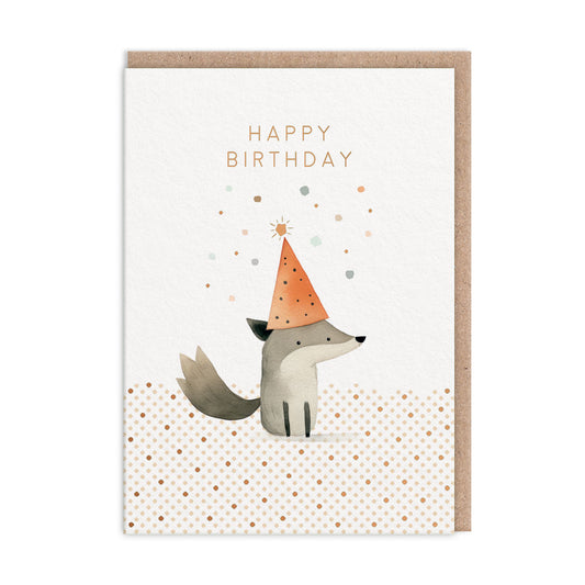 Fox Birthday Card (11249)