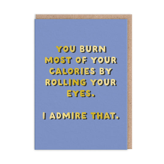 Rolling Your Eyes Greeting Card (11264)