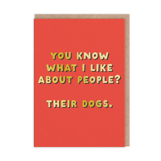 What I Like About People Greeting Card (11269)