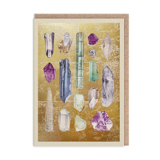 Minerals Greeting Card (11997)