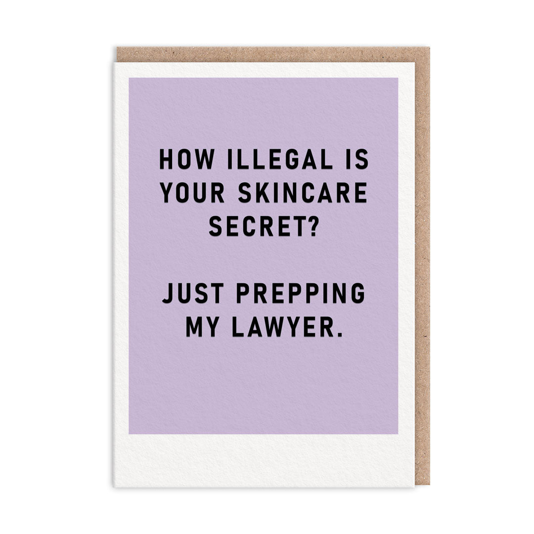 Skincare Secret Greeting Card (12408)