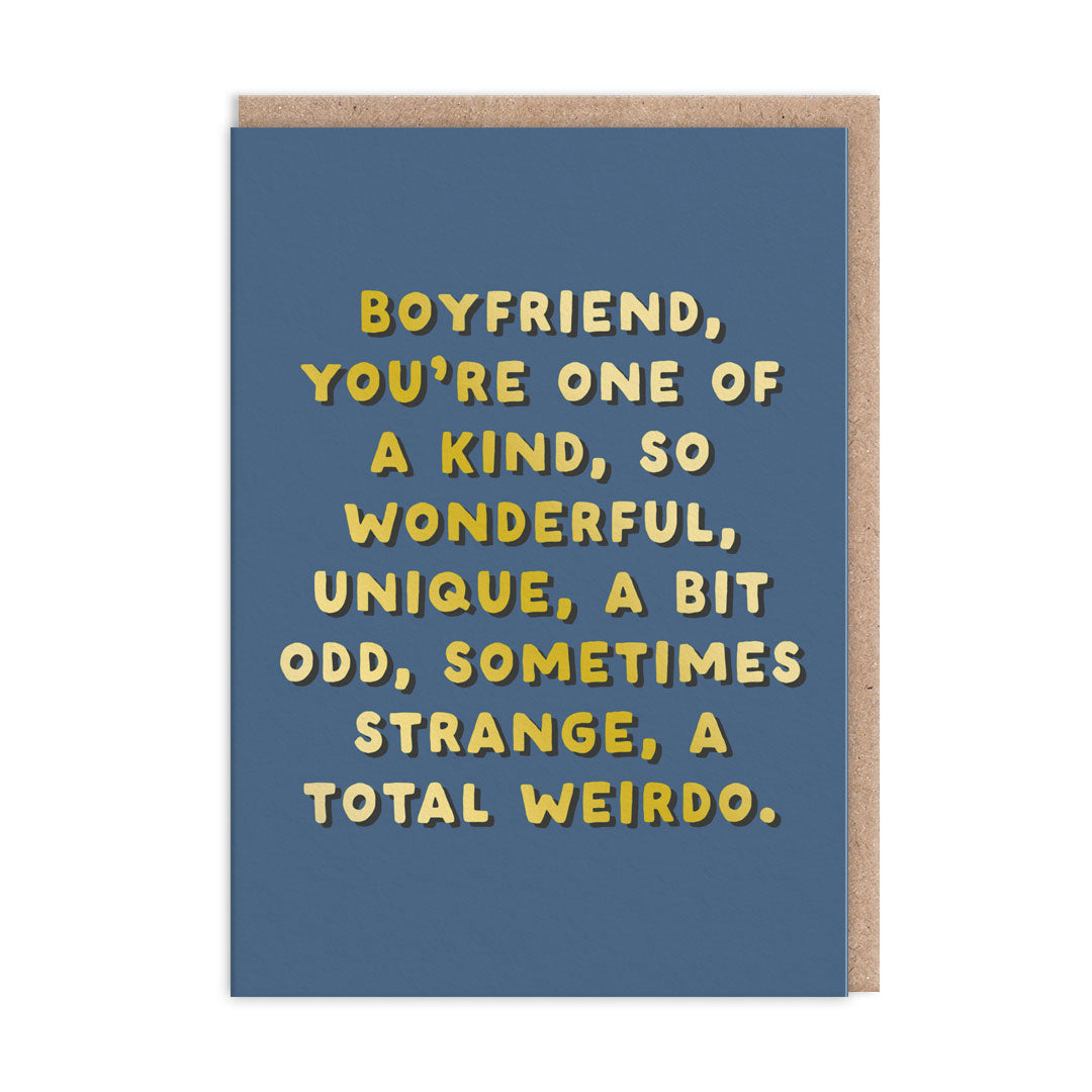 Boyfriend - One Of A Kind Greeting Card (12518)