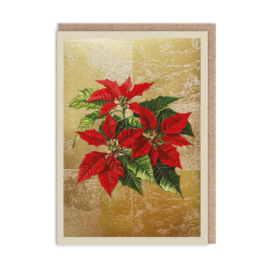 Poinsettia Greeting Card (13506)