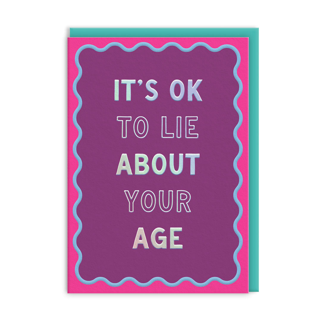 Ok to Lie Greeting Card (14451)