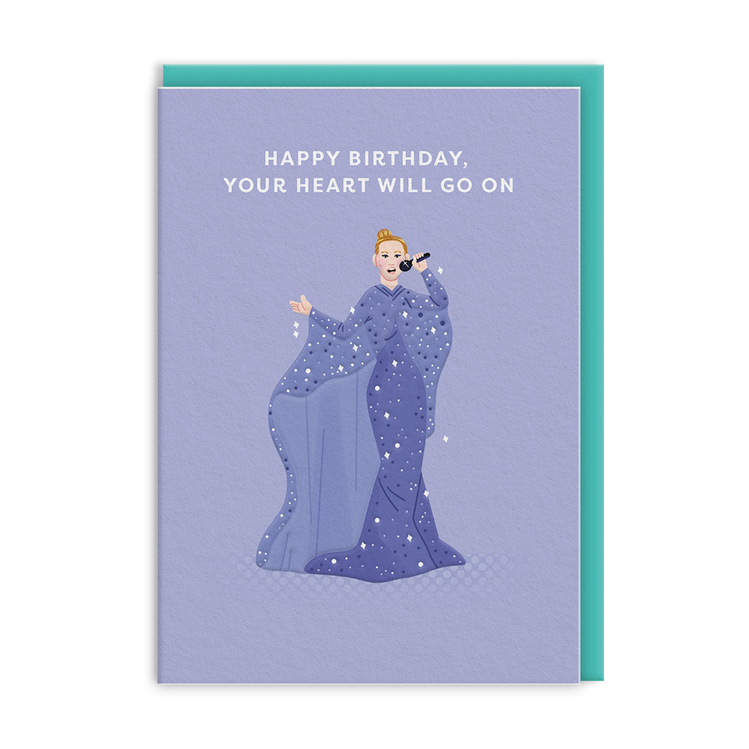 Your Heart Will Go On French Caption Greeting Card (14909)