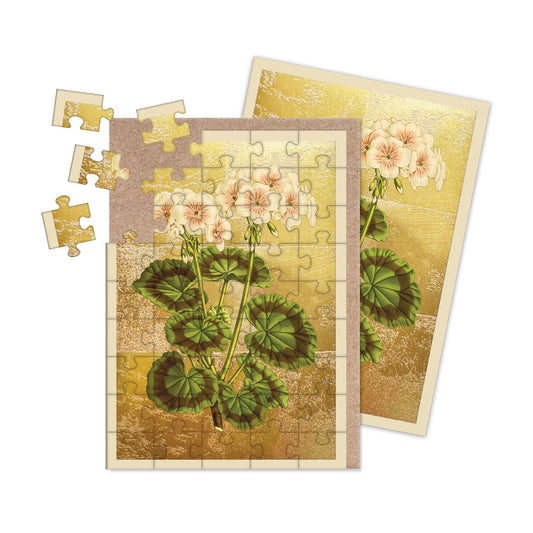 Geranium Jigsaw Greeting Card (12940)
