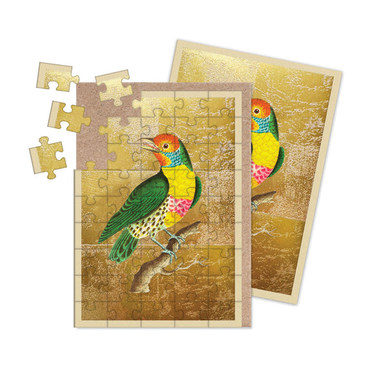 Lemon-Throated Barbet Jigsaw Greeting Card (12942)