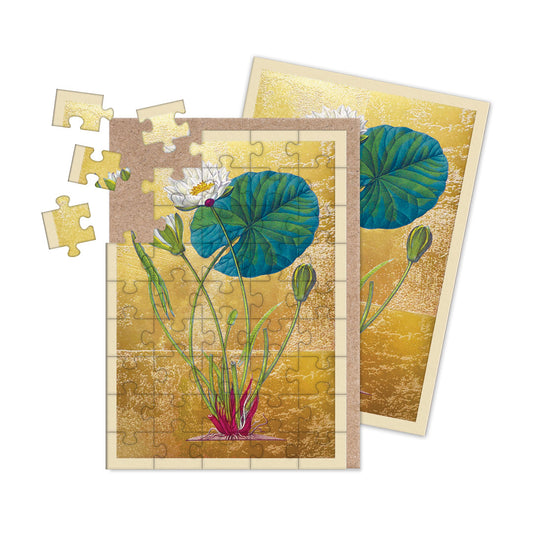 Pond Lily Jigsaw Greeting Card (12944)