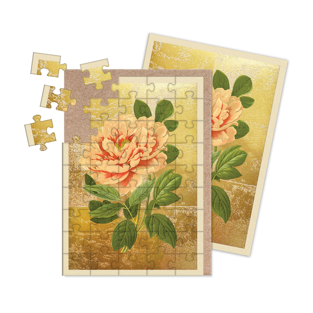 Tree Peony Jigsaw Greeting Card (A6) (12945)