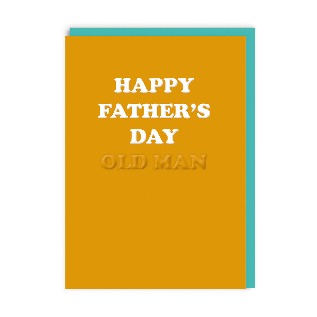Happy Father's Day Old Man Father's Day Card