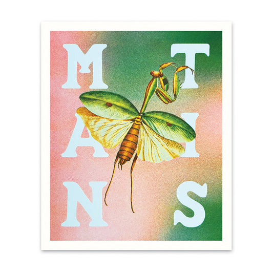 Mantis Riso Print (12x10)(12204)