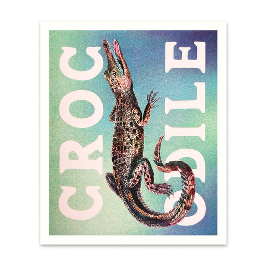 Crocodile Riso Print (12x10)(12205)