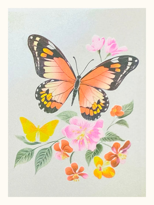 Neon Butterflies 2 Art Print (10933)