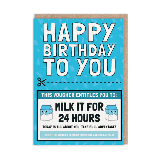 Milk It For 24 Hours Voucher | Tesco ROI