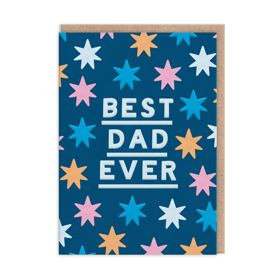 Best Dad Ever Greeting Card (12655)