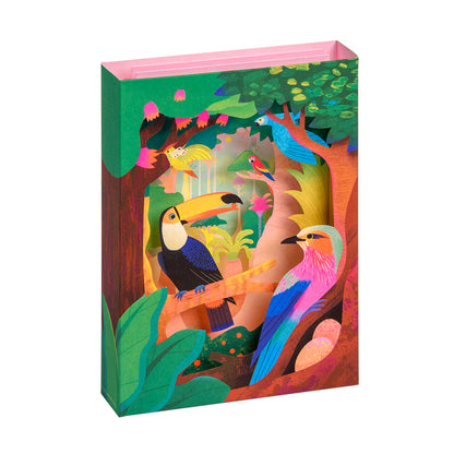 Birds Of The Amazon 3D Greeting Card (12099)