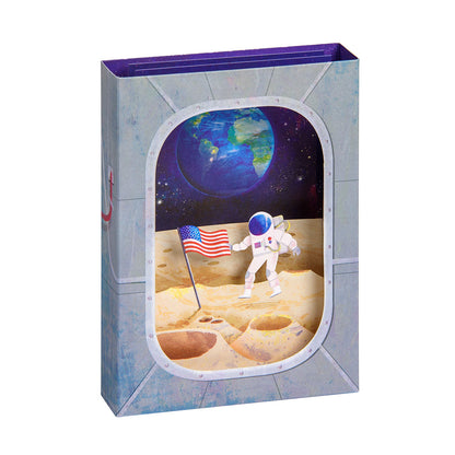 Moon Landing 3D Greeting Card (13677)