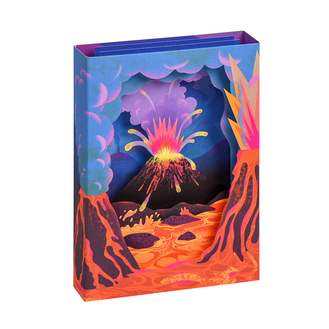 Volcano Greeting 3D Card (13684)